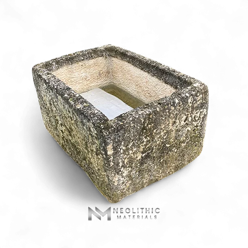 Antique French Limestone Trough - Image 2